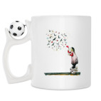 Кружка с футбольным мячиком