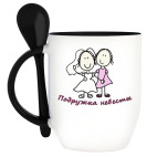 Кружка с ложкой