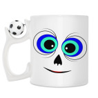 Кружка с футбольным мячиком