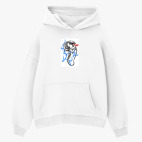 Толстовка худи оверсайз