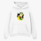 Толстовка худи оверсайз