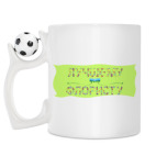 Кружка с футбольным мячиком