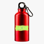 Металлическая бутылка 400 мл UV-DTF