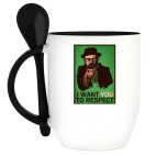 Кружка с ложкой