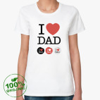 Женская футболка органик