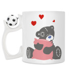 Кружка с футбольным мячиком