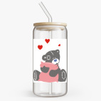 Банка с бамбуковой крышкой