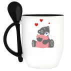 Кружка с ложкой