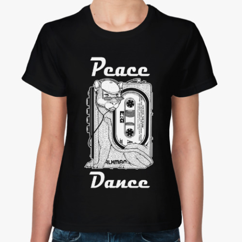 Женская футболка Peace dance
