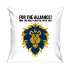 Подушка 35x35 см с цветной обратной стороной Warcraft