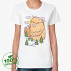 Женская футболка органик