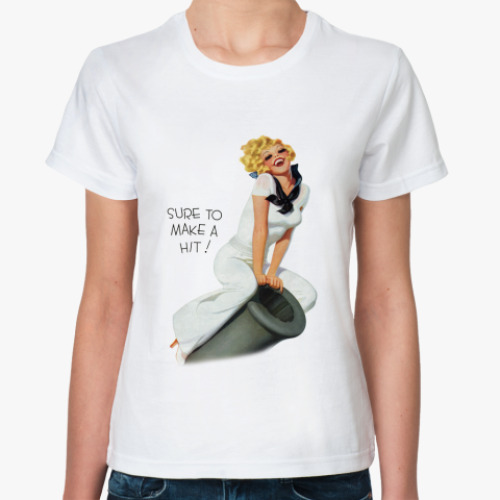 Классическая футболка Pin-Up Girl
