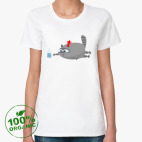 Женская футболка органик