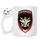 Кружка с футбольным мячиком