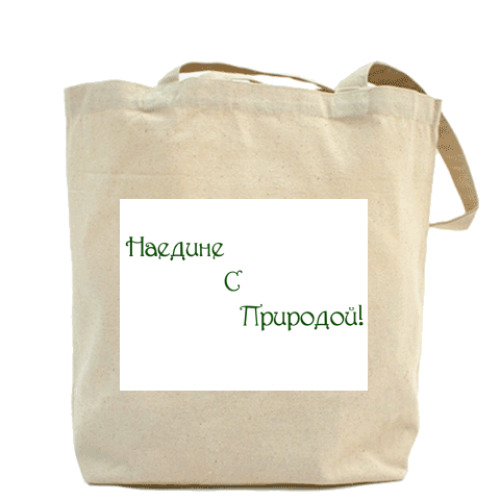 Сумка шоппер с принтом Wood