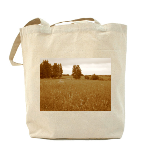 Сумка шоппер с принтом Wood