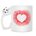 Кружка с футбольным мячиком