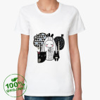 Женская футболка органик