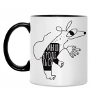 Кружка двухцветная