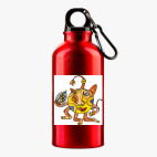 Металлическая бутылка 400 мл UV-DTF