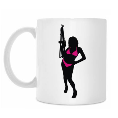 Кружка с принтом Girl