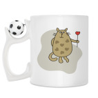 Кружка с футбольным мячиком