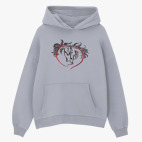 Толстовка худи оверсайз