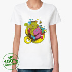 Женская футболка органик