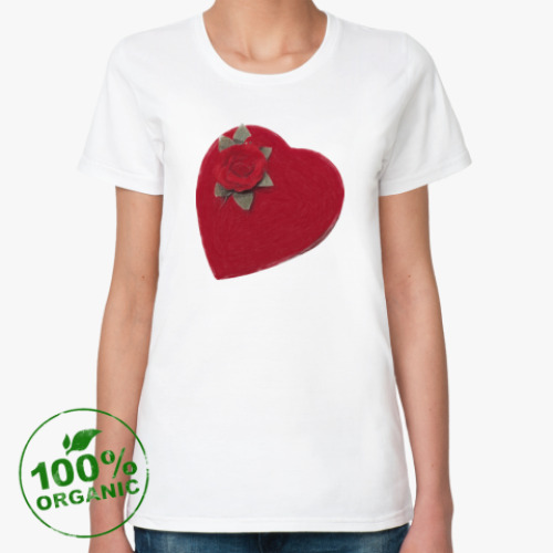 Женская футболка из органик-хлопка Heart&Rose