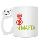 Кружка с футбольным мячиком