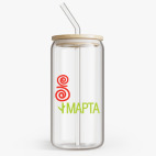 Банка с бамбуковой крышкой