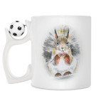 Кружка с футбольным мячиком