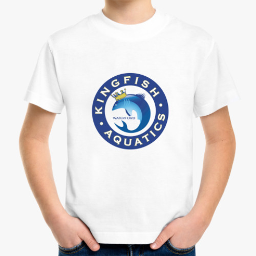 Детская футболка с принтом KINGFISH AQUATICS