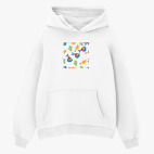 Толстовка худи оверсайз