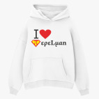 Толстовка худи оверсайз