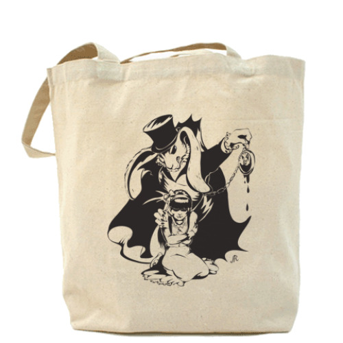 Сумка шоппер с принтом AliceGoth