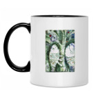 Кружка двухцветная