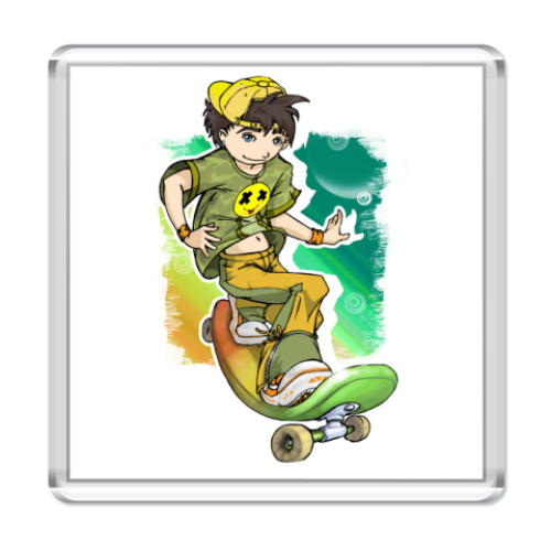 Магнит Скейтборд