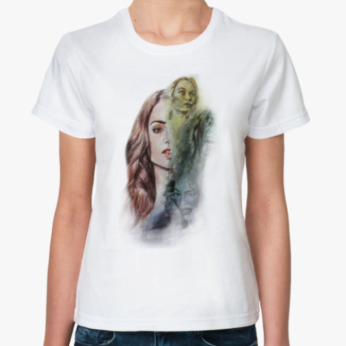 Классическая футболка с принтом Shadowhunter