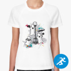 Женская спортивная футболка