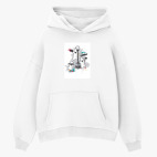 Толстовка худи оверсайз