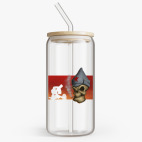 Банка с бамбуковой крышкой