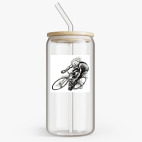 Банка с бамбуковой крышкой