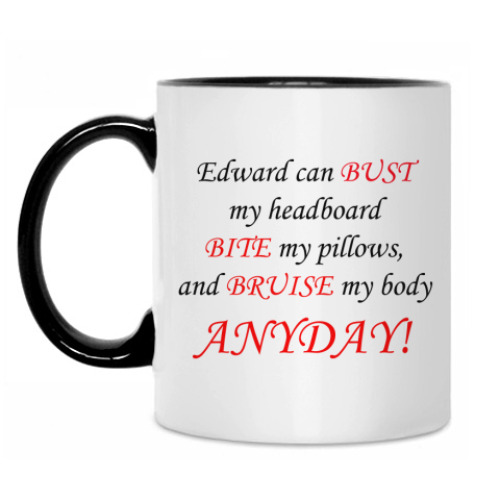 Кружка с принтом 'Edward can...'