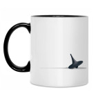 Кружка двухцветная