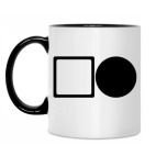 Кружка двухцветная