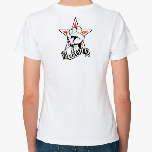 Классическая футболка с принтом  футболка Звезда