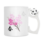 Кружка с футбольным мячиком