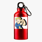 Металлическая бутылка 400 мл UV-DTF