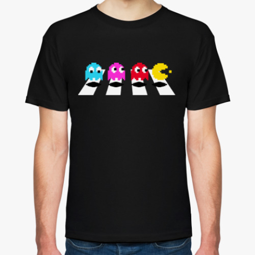 Футболка Pacman . Abbey Road